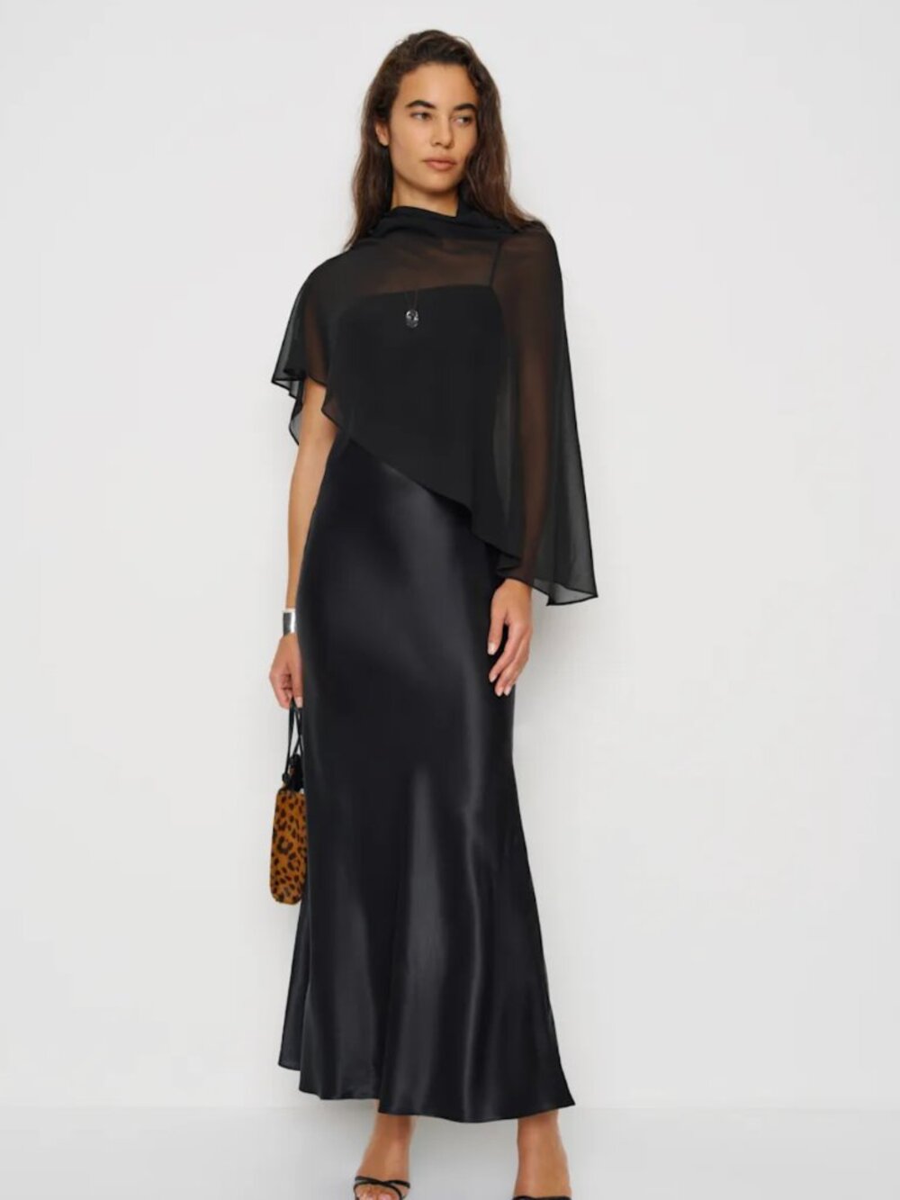 REFORMATION LILIBETH SILK DRESS